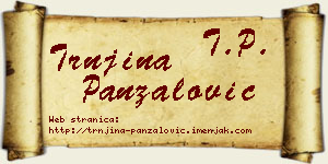 Trnjina Panzalović vizit kartica